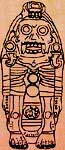 Каменное изображение ацтекского бога Ксолотля